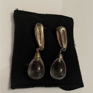 Elegant Silver Drop Earrings